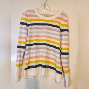Cozy Striped Sweater From Loft - Multi-Color Design